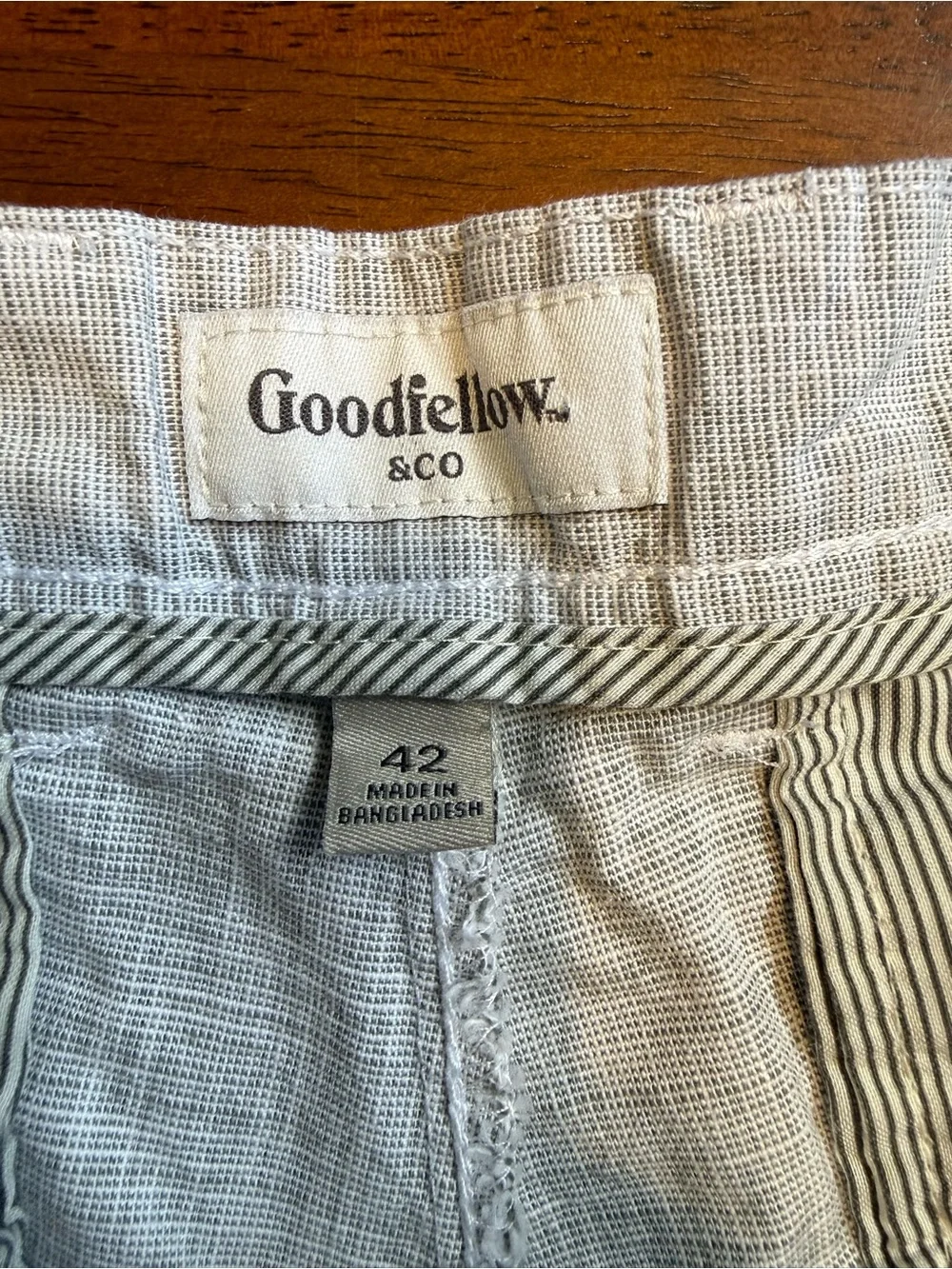 Goodfellow & Co Light Gray Men's Flat-Front Shorts